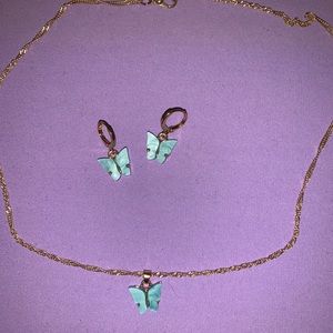 Baby Blue Butterfly Set